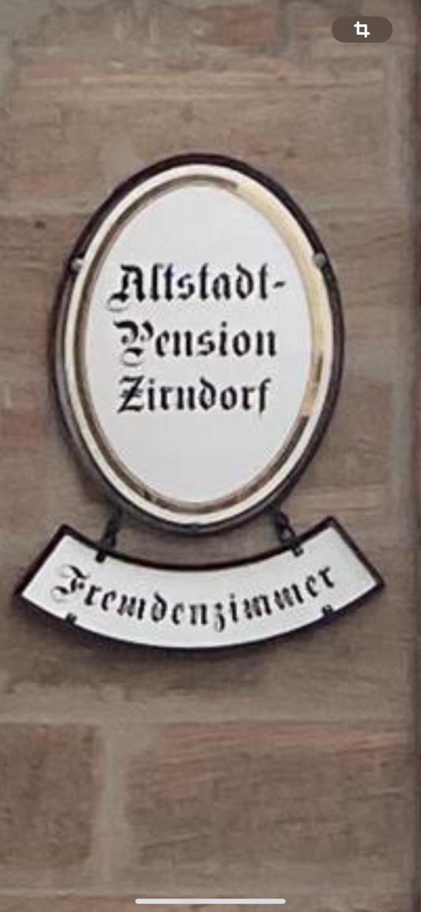 Altstadtpension Zirndorf Eksteriør bilde